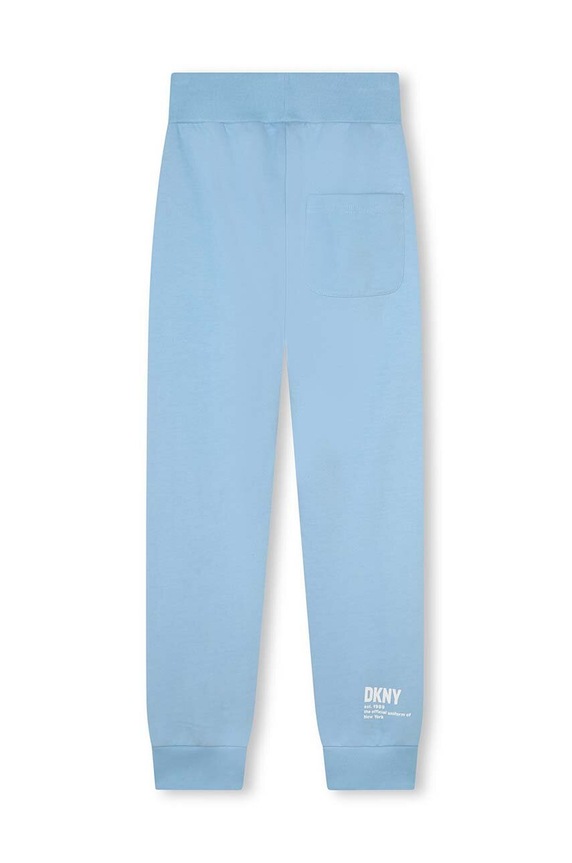 Chłopiec Dkny spodnie dresowe bawełniane dziecięce D60033.162.174 niebieski