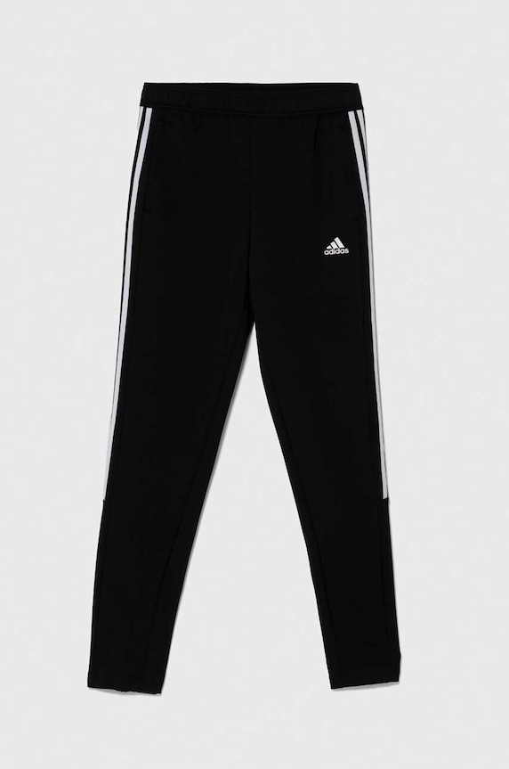 adidas spodnie dresowe dziecięce dzianina czarny IS4348