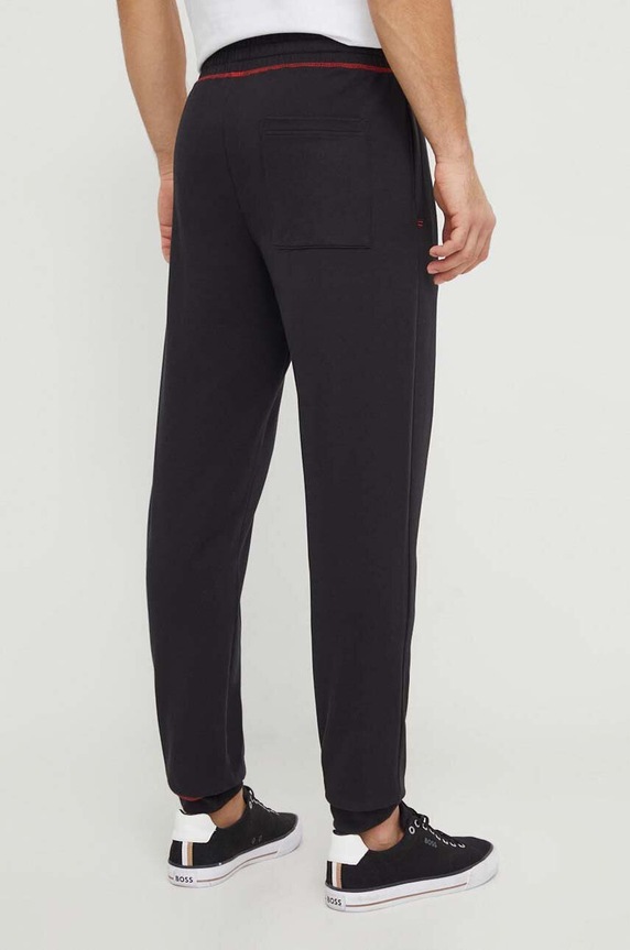 Odzież HUGO spodnie bawełniane lounge 50510541 czarny