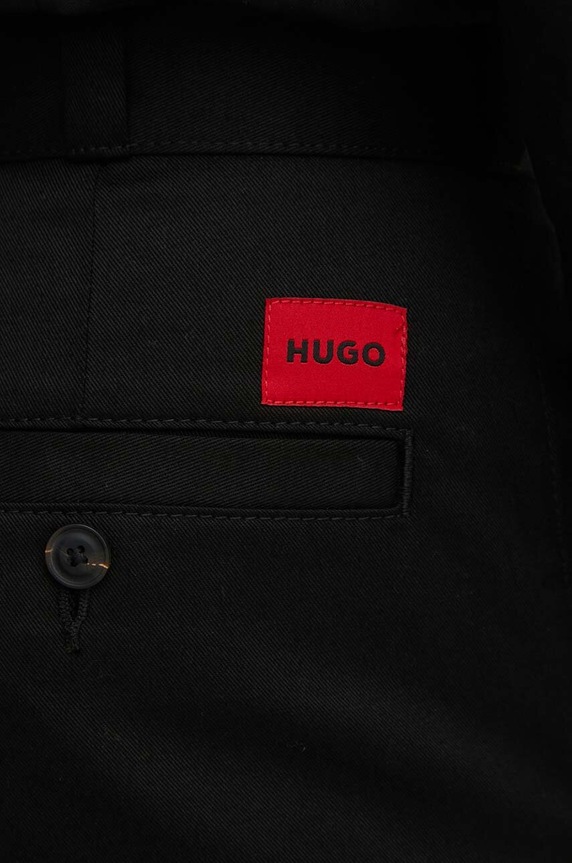 HUGO spodnie czarny 50493929