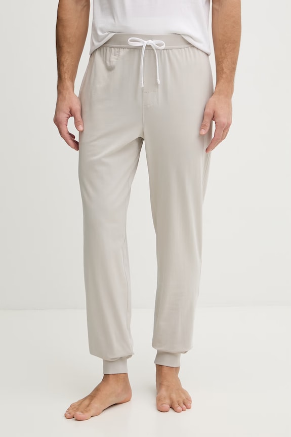 BOSS lounge alsó férfi pamut elasztánnal Mix&Match Pants bézs 50515305
