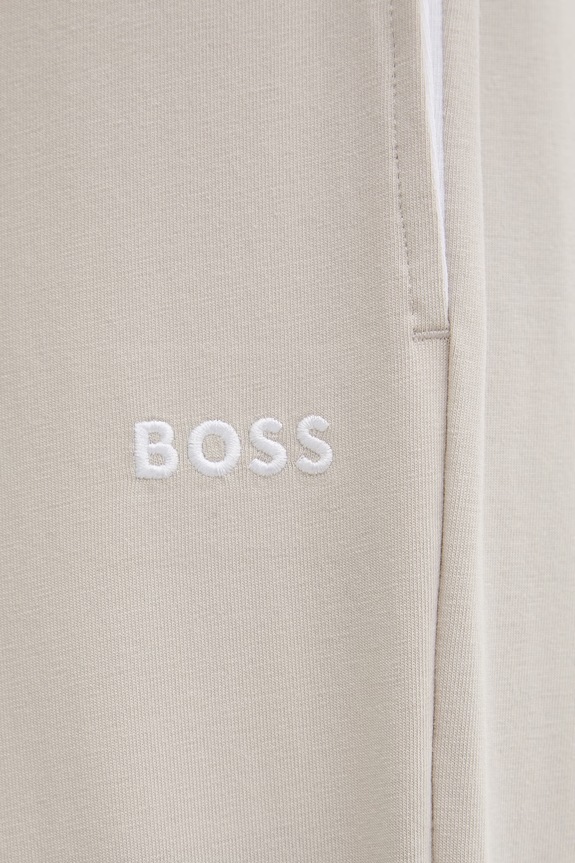 BOSS lounge alsó férfi pamut elasztánnal Mix&Match Pants bézs 50515305