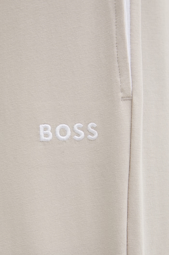 BOSS lounge alsó férfi pamut elasztánnal Mix&Match Pants bézs 50515305