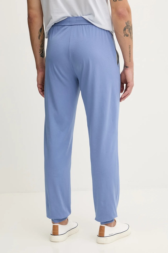 Ruházat BOSS lounge alsó férfi pamut elasztánnal Mix&Match Pants 50515305 kék