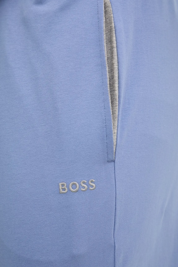 BOSS lounge alsó férfi pamut elasztánnal Mix&Match Pants kék 50515305
