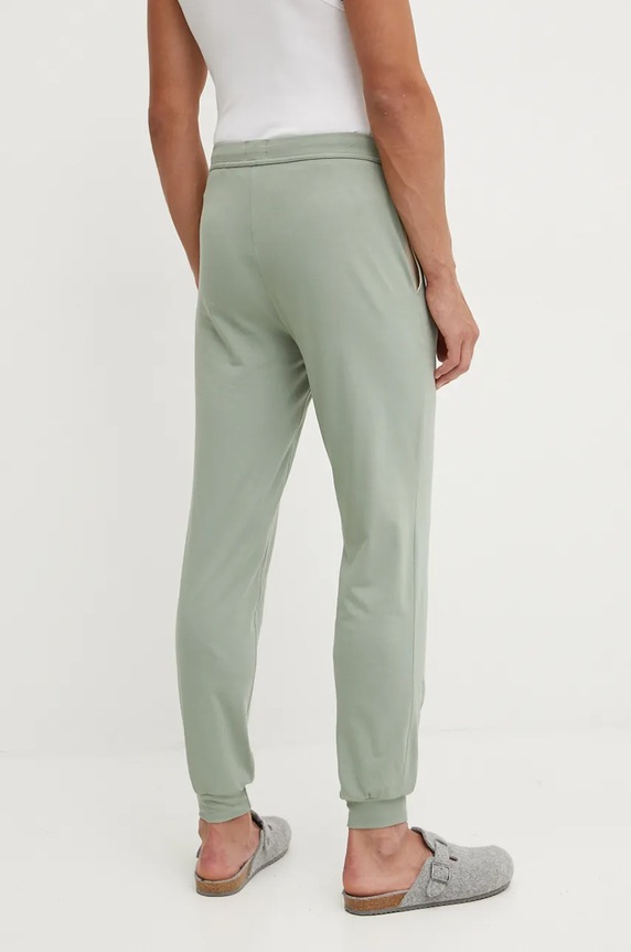 Oblečenie BOSS nohavice loungewear pánske bavlnené s elastanom Mix&Match Pants 50515305 zelená