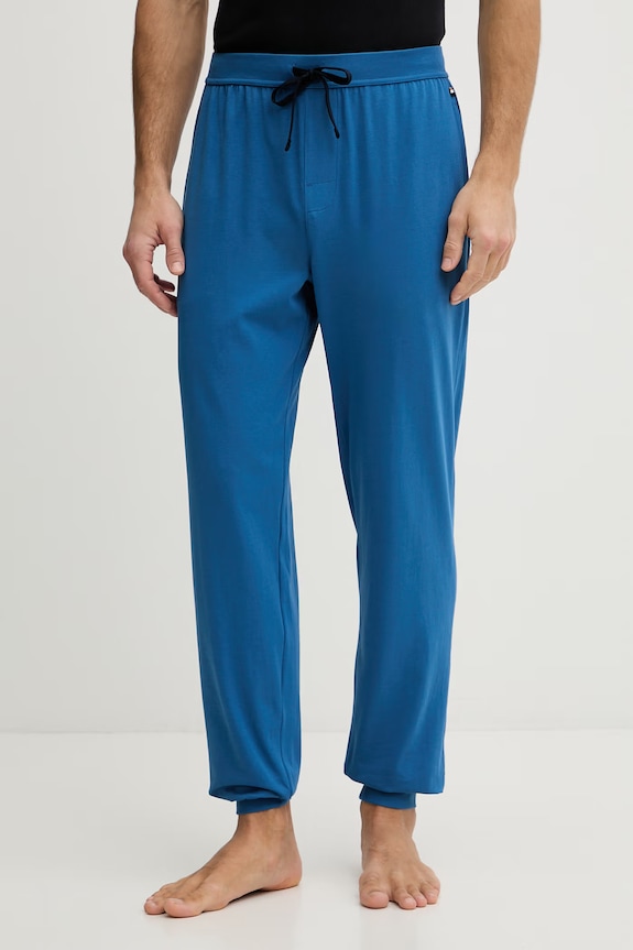 BOSS lounge alsó férfi pamut elasztánnal Mix&Match Pants kék 50515305