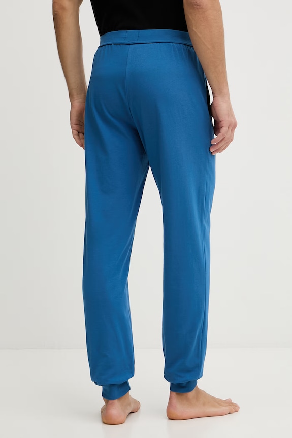 Ruházat BOSS lounge alsó férfi pamut elasztánnal Mix&Match Pants 50515305 kék