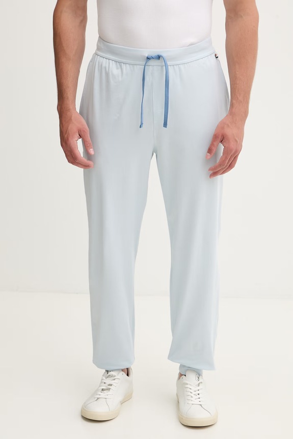 BOSS spodnie lounge męskie bawełniane z elastanem Mix&Match Pants niebieski 50515305