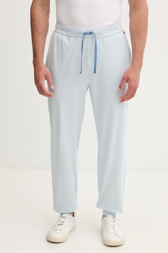 BOSS spodnie lounge męskie bawełniane z elastanem Mix&Match Pants niebieski 50515305