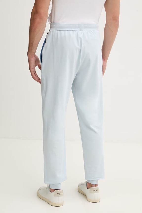 Odzież BOSS spodnie lounge męskie bawełniane z elastanem Mix&Match Pants 50515305 niebieski