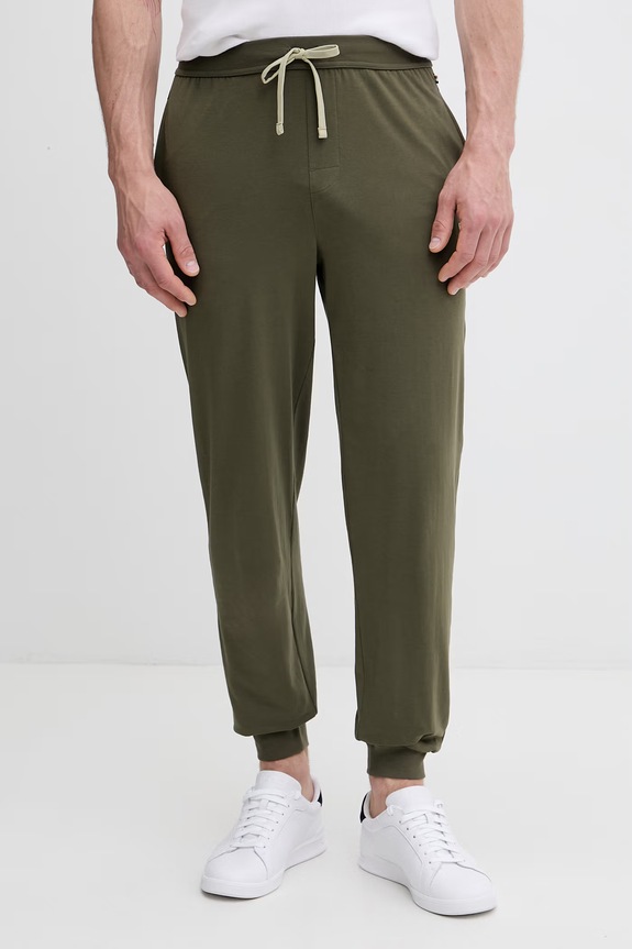 BOSS штаны loungwear мужские из хлопка с эластаном Mix&Match Pants зелёный 50515305