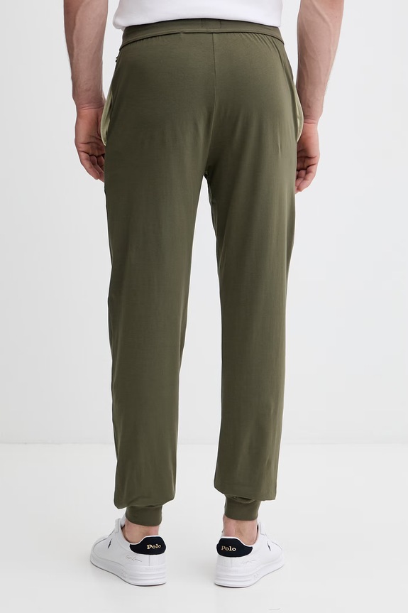 Одежда BOSS штаны loungwear мужские из хлопка с эластаном Mix&Match Pants 50515305 зелёный
