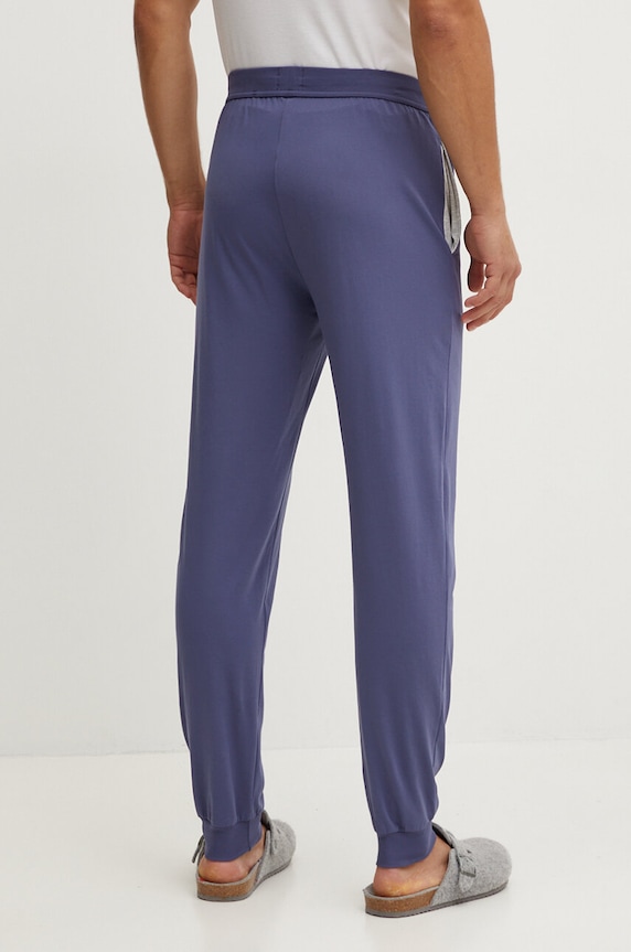 Oblečení BOSS loungewear kalhoty pánské bavlněné s elastanem Mix&Match Pants 50515305 modrá