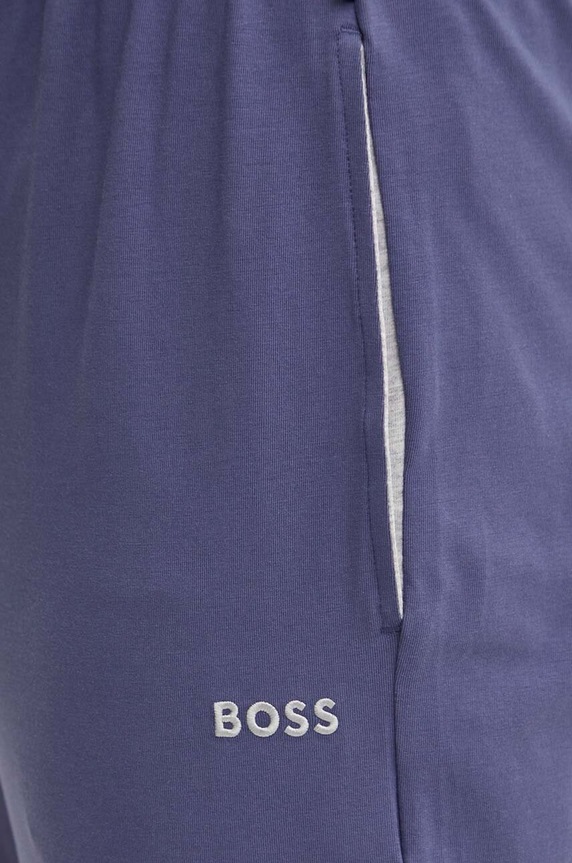 BOSS loungewear kalhoty pánské bavlněné s elastanem Mix&Match Pants modrá 50515305
