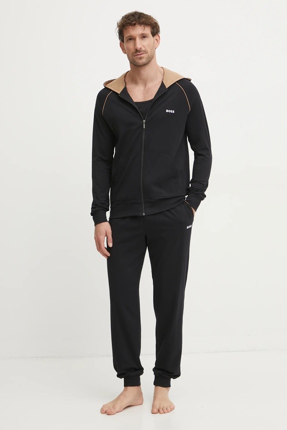 Штаны лаунж BOSS Mix&Match Pants 50515305 чёрный SS26