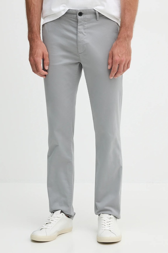 BOSS Orange pantaloni Chino_slim drept gri 50510933