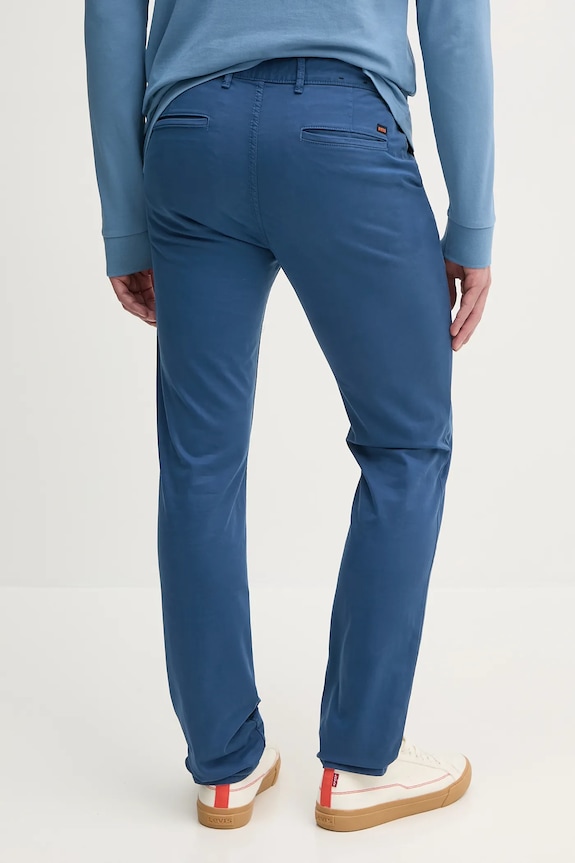 Odzież BOSS Orange spodnie Chino_slim 50510933 granatowy