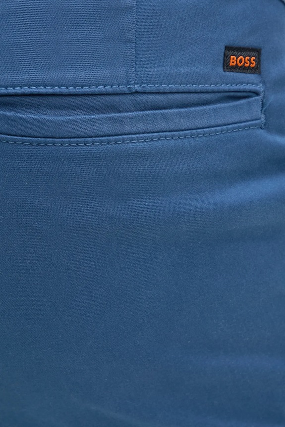 BOSS Orange spodnie Chino_slim granatowy 50510933