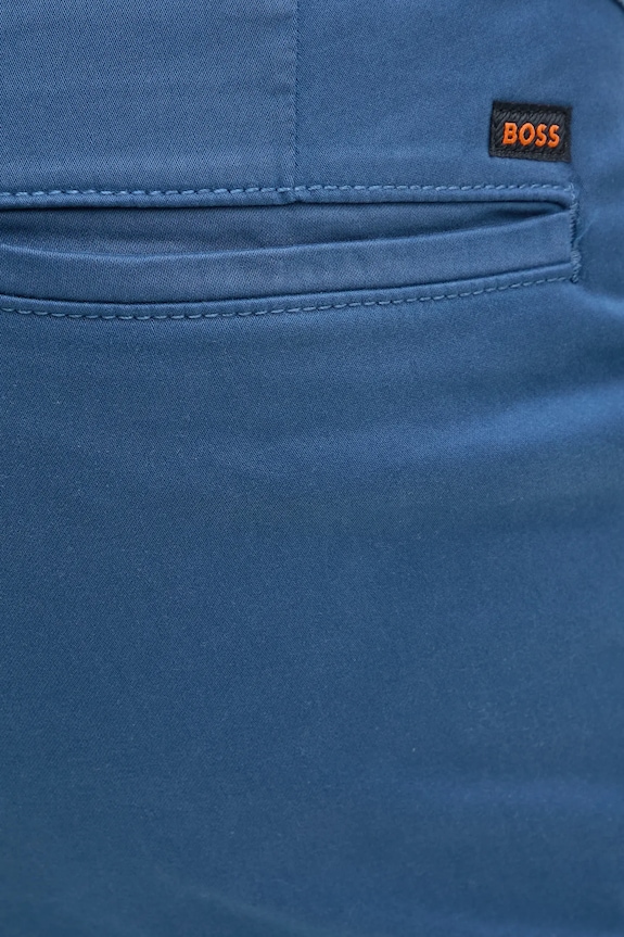 BOSS Orange spodnie Chino_slim granatowy 50510933