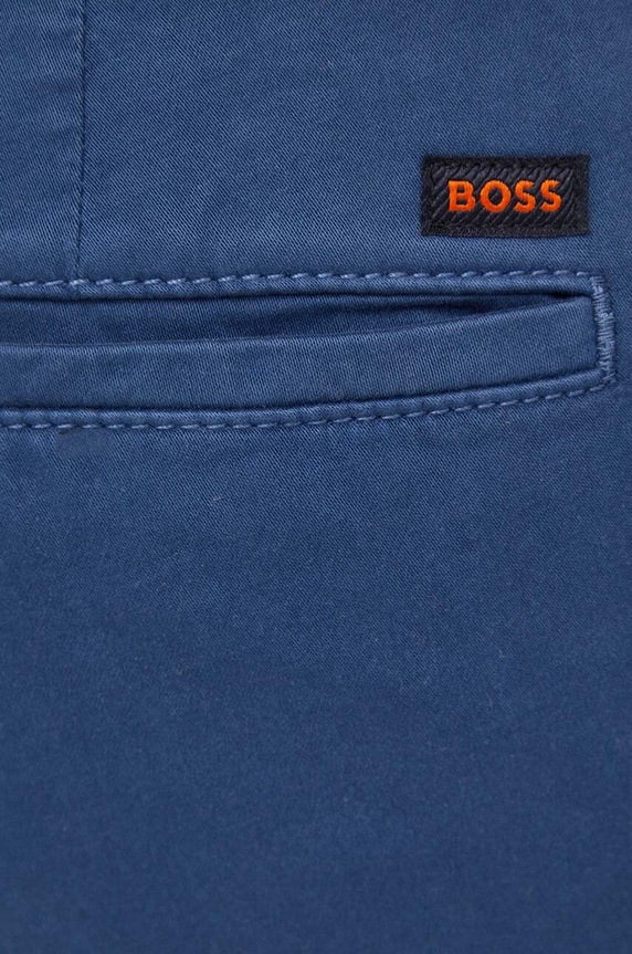 BOSS Orange spodnie Chino_slim granatowy 50510933