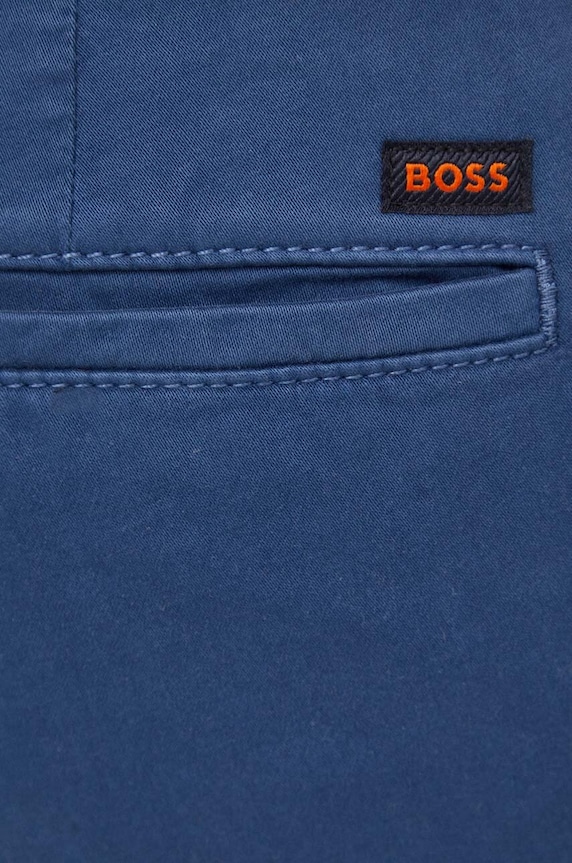 BOSS Orange spodnie Chino_slim granatowy 50510933