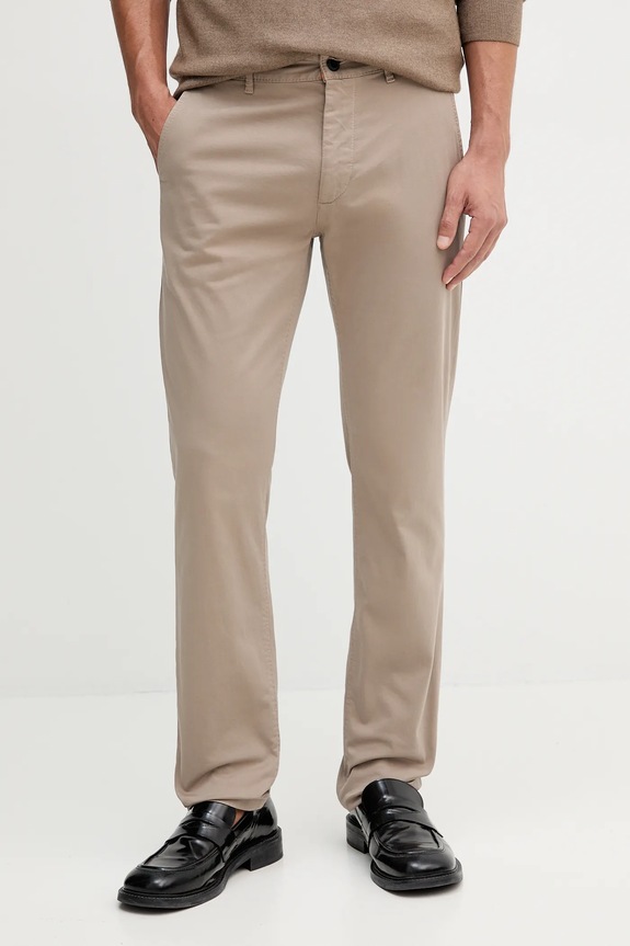 Nohavice BOSS Orange Chino_slim béžová 50510933