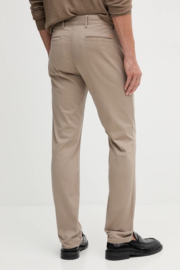 Oblečenie Nohavice BOSS Orange Chino_slim 50510933 béžová