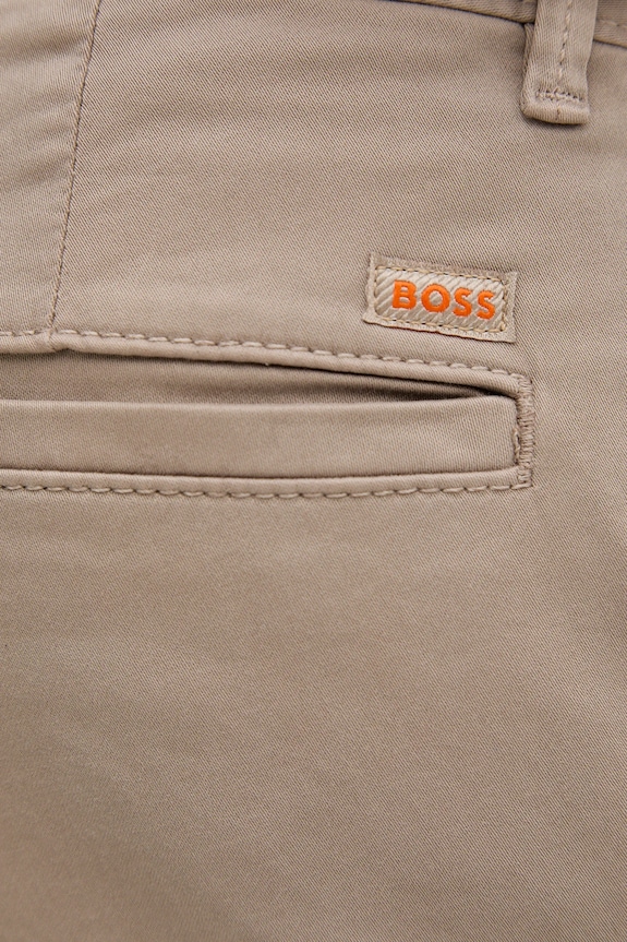 Nohavice BOSS Orange Chino_slim béžová 50510933