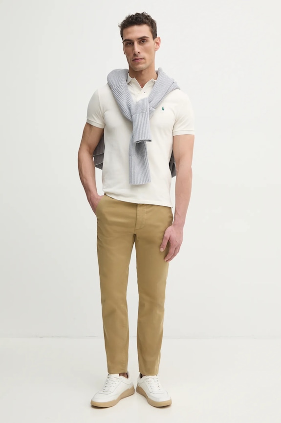 BOSS Orange spodnie Chino_slim 50510933 zielony AA00