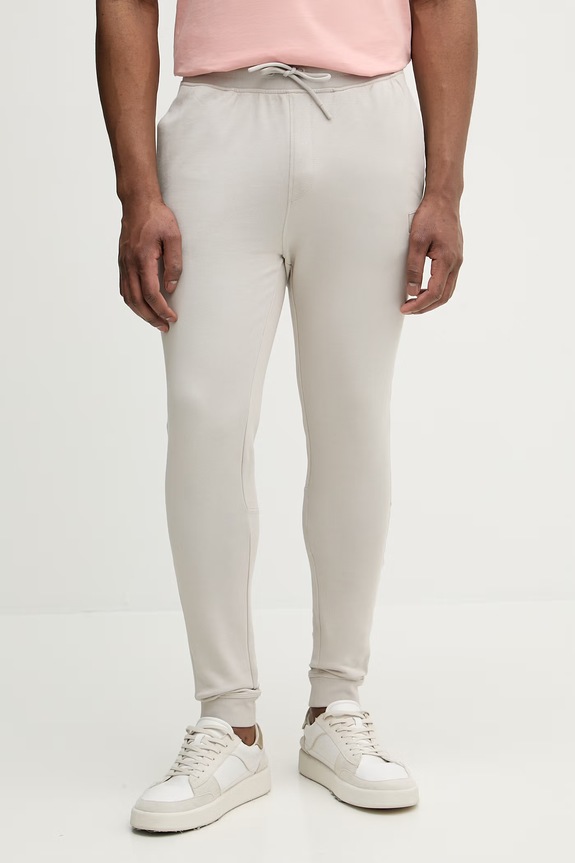 BOSS Orange pantaloni de trening din bumbac gri 50509303