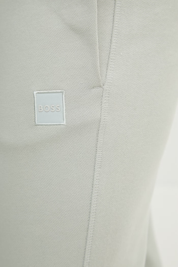 BOSS Orange pantaloni de trening din bumbac verde 50509303