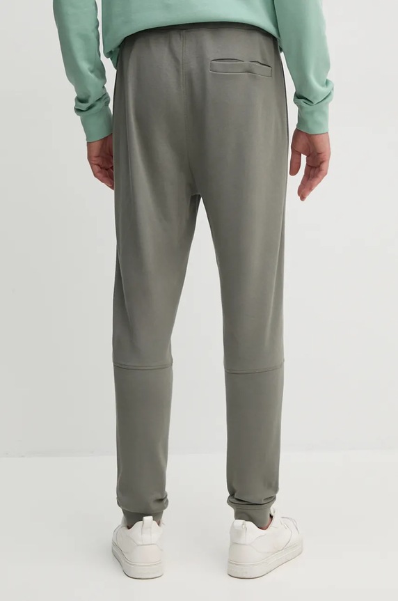 Odzież BOSS Orange spodnie dresowe bawełniane Sestart 50509303 zielony