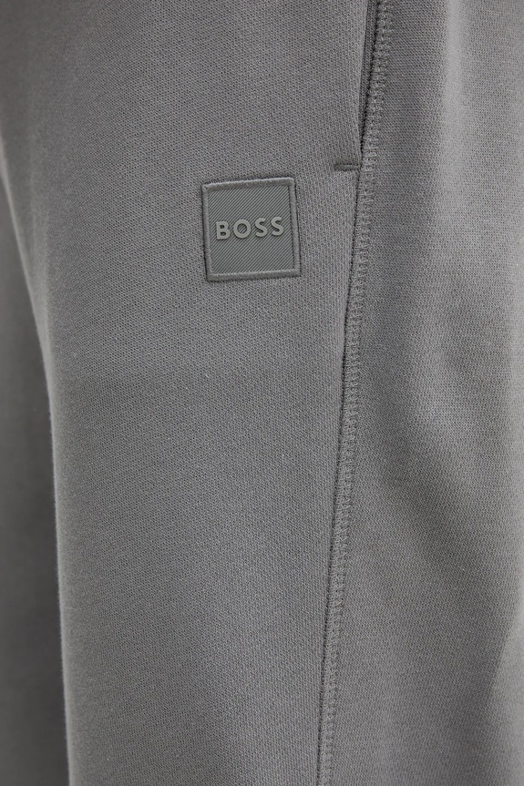 Βαμβακερό παντελόνι BOSS Orange San Jared-C γκρί 50509303