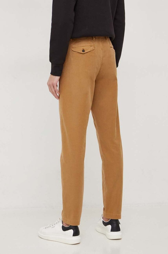 Odzież Tommy Hilfiger spodnie MW0MW33913 brązowy