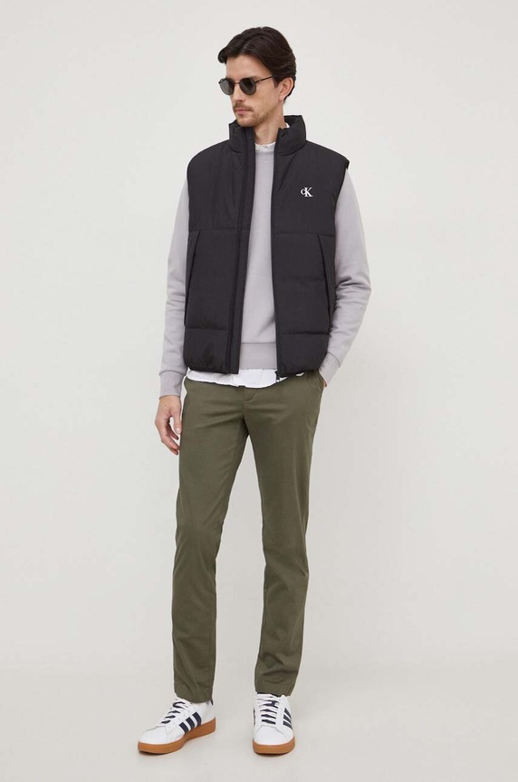 Tommy Hilfiger spodnie MW0MW33938 zielony SS24