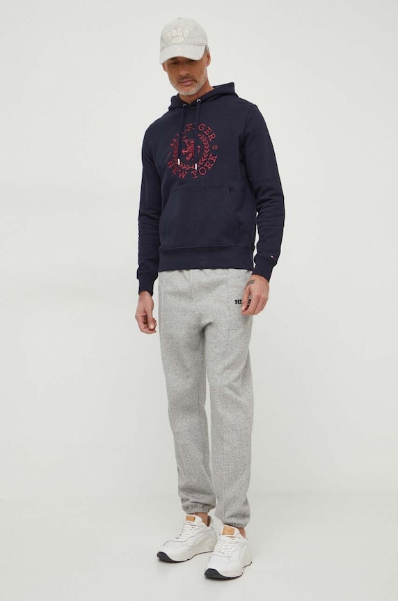 Παντελόνι φόρμας Tommy Hilfiger MW0MW33656 γκρί SS24