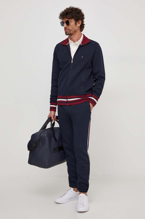 Παντελόνι φόρμας Tommy Hilfiger MW0MW33660 σκούρο μπλε SS24