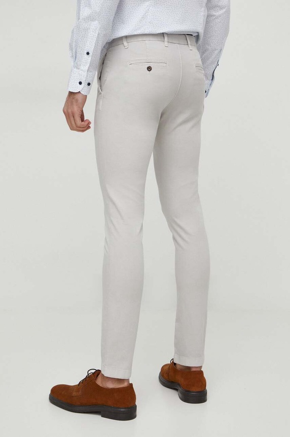 Odzież Tommy Hilfiger spodnie MW0MW33910 szary
