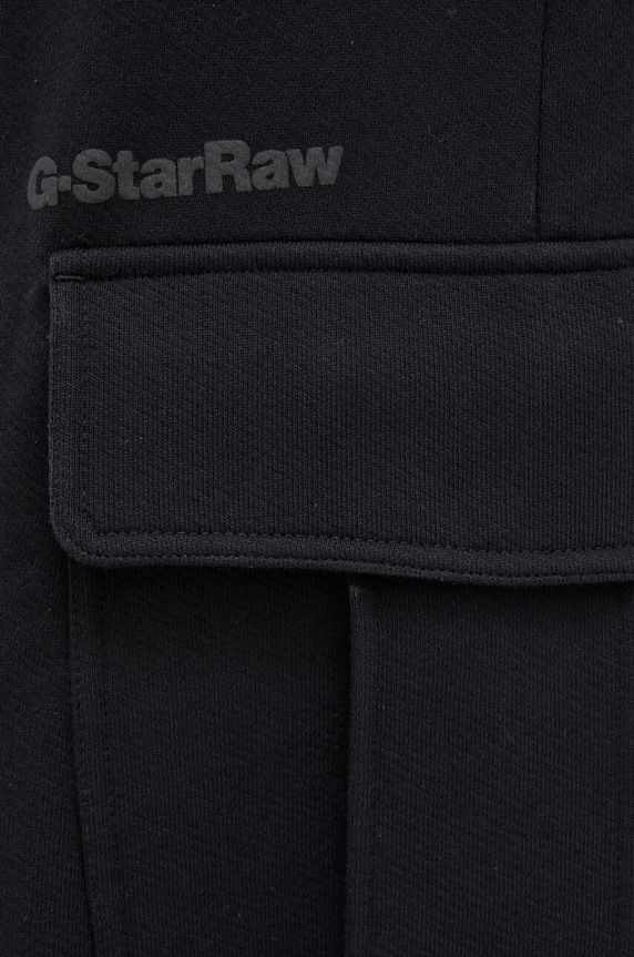 G-Star spodnie dresowe bawełniane czarny D23911.D395