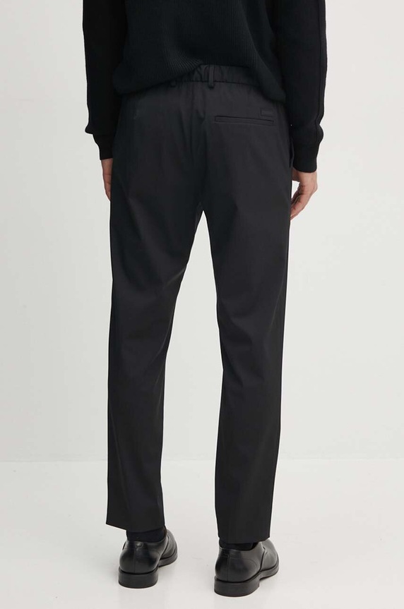 Odzież Calvin Klein spodnie z domieszką wełny K10K109550 czarny