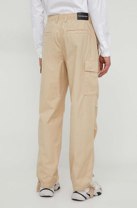 Îmbrăcăminte Calvin Klein Jeans pantaloni de bumbac J30J324692 bej