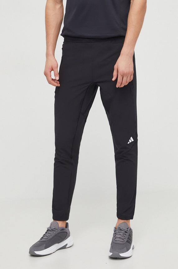 Hlače za trening adidas Performance D4T bez uzorka crna IK9724