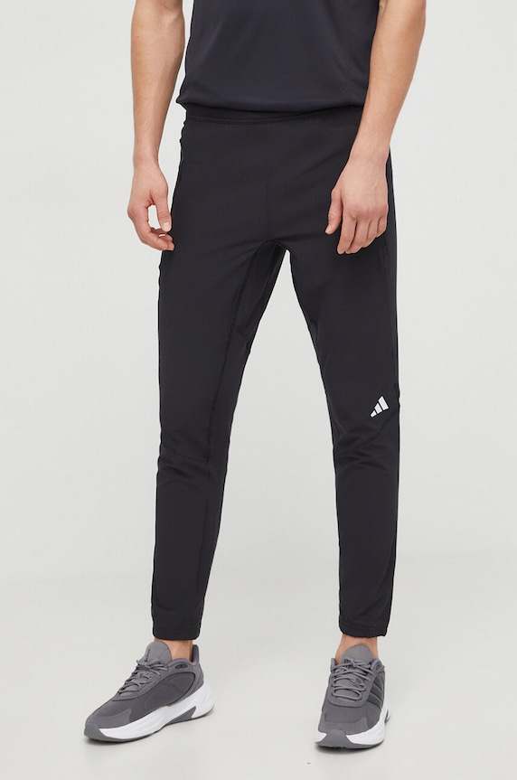 Hlače za trening adidas Performance D4T bez uzorka crna IK9724
