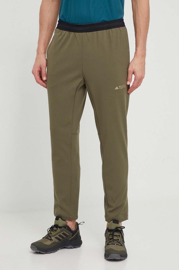 adidas TERREX spodnie sportowe Multi dzianina zielony IN0019