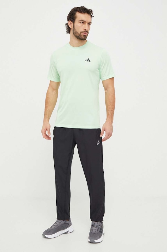 adidas Performance spodnie treningowe Gym+ IP4472 czarny SS24