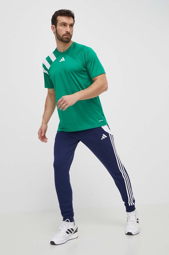 adidas Performance spodnie treningowe Tiro 24 dzianina granatowy IS2154