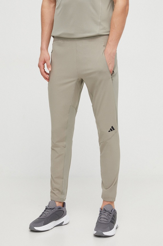 Tréninkové kalhoty adidas Performance D4T látka zelená IS3794