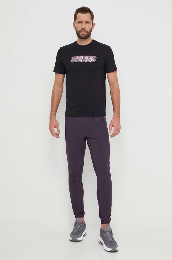 Tréningové nohavice adidas Performance D4T IS3796 fialová SS24