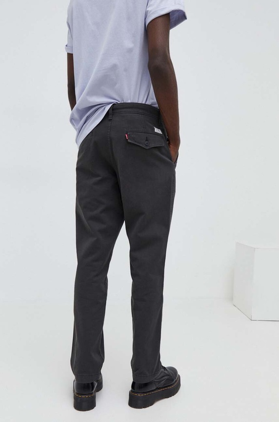 Îmbrăcăminte Levi's Pantaloni chinos bărbați din bumbac A5753 gri